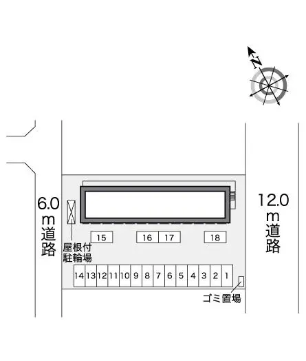 ★手数料０円★沖縄市比屋根３丁目　月極駐車場（LP）